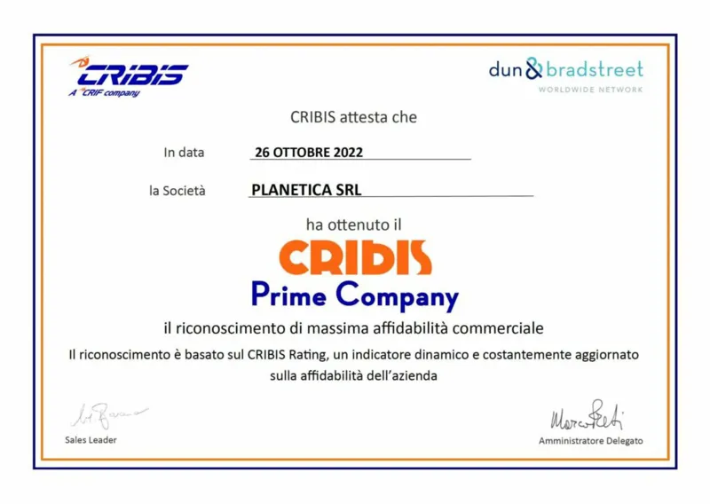 attestato cribis